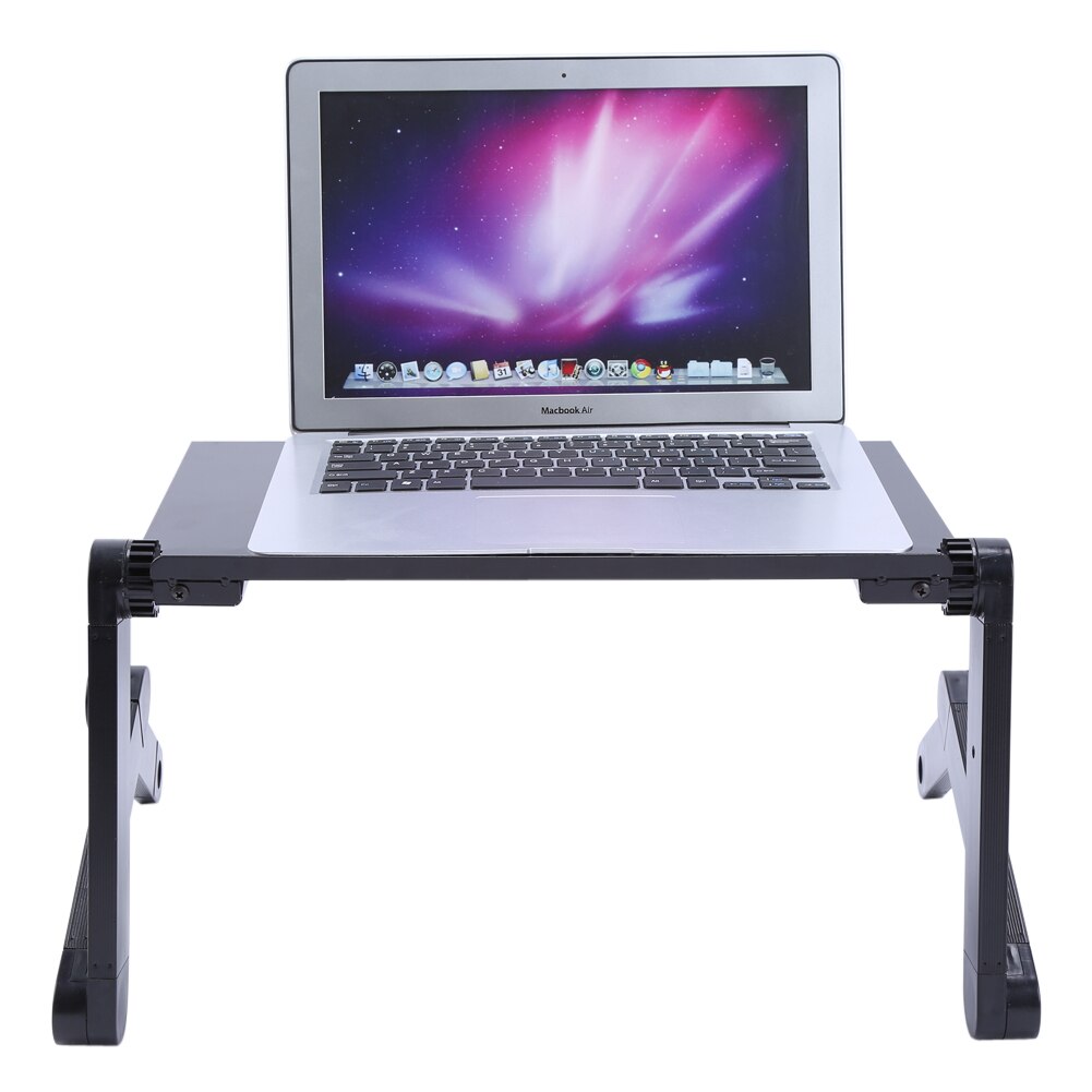 Portable Adjustable Aluminum Laptop Desk Stand Table Vented Ergonomic TV Bed laptop stand Working Office PC Riser Bed Sofa