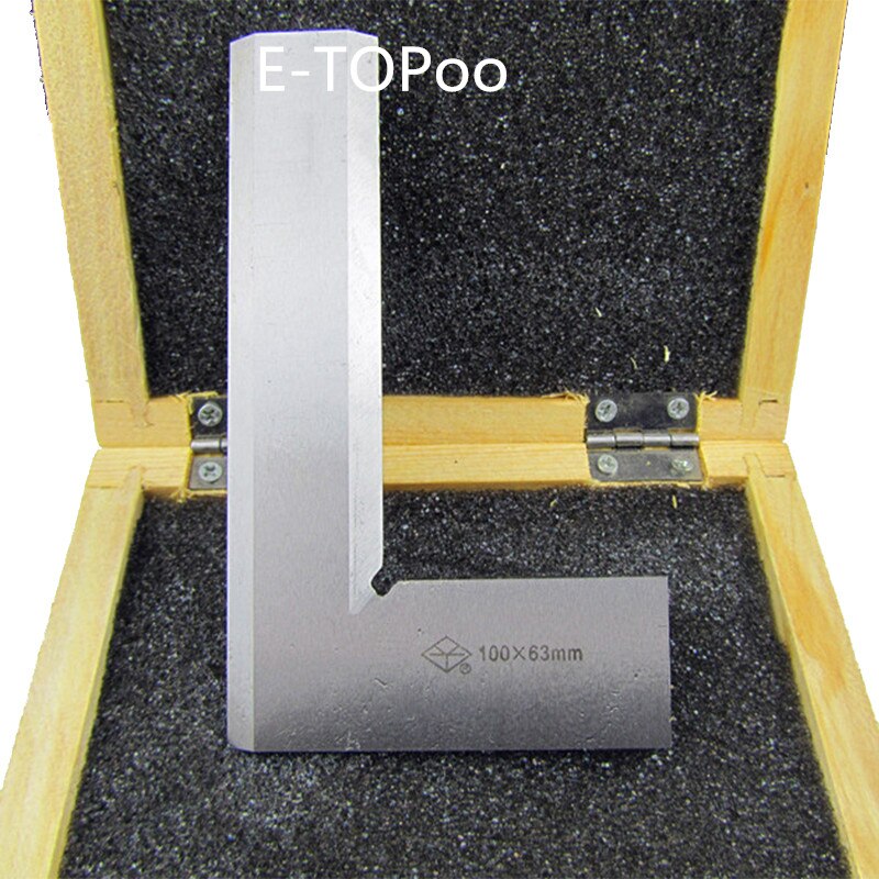 Silver Tone metal Steel 100 x 63mm Bladed L Square... – Grandado