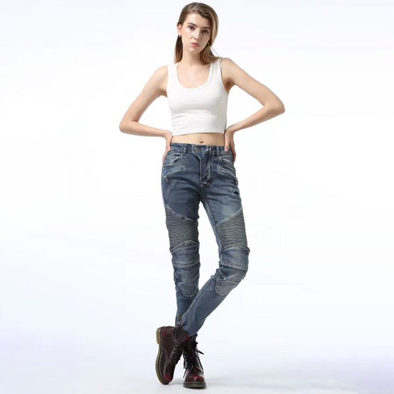pants motorcycle denim women's pants with protective gear riding travel motorcycle trousers motorcycle pants ladies special