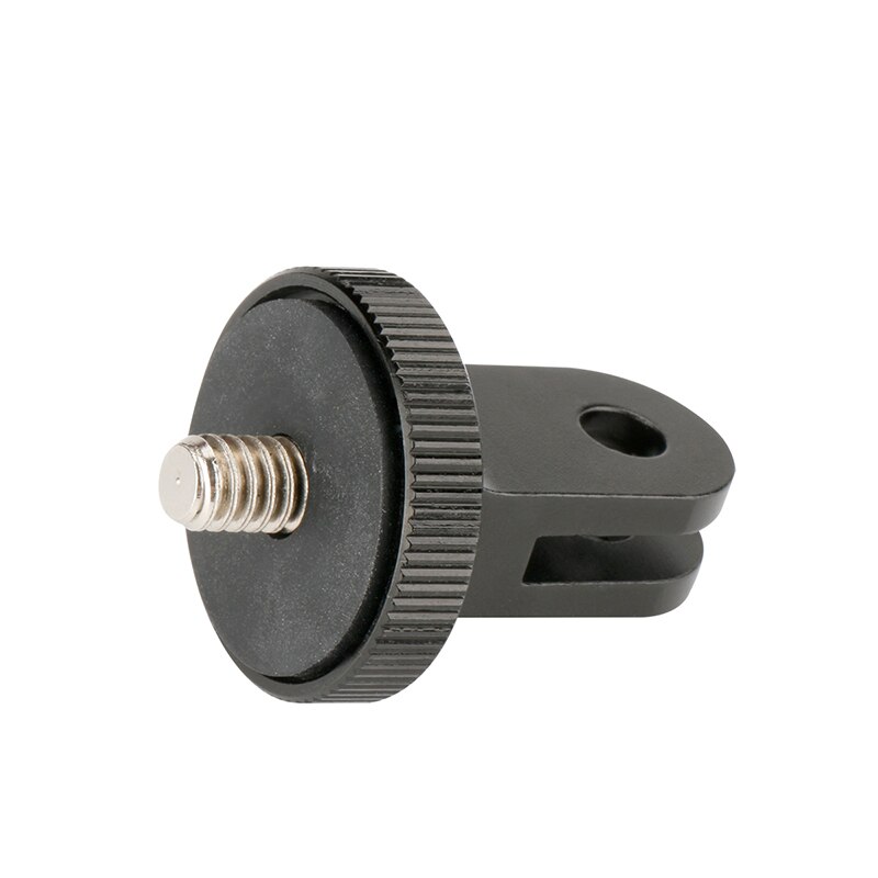 Adaptador de montaje para trípode, de aluminio, para montaje de Gopro a rosca de 1/4 pulgadas para Smartphone, GoPro, SJCAM, SJ4000, XiaoYi, 4K, H9, Eken, cámara de acción