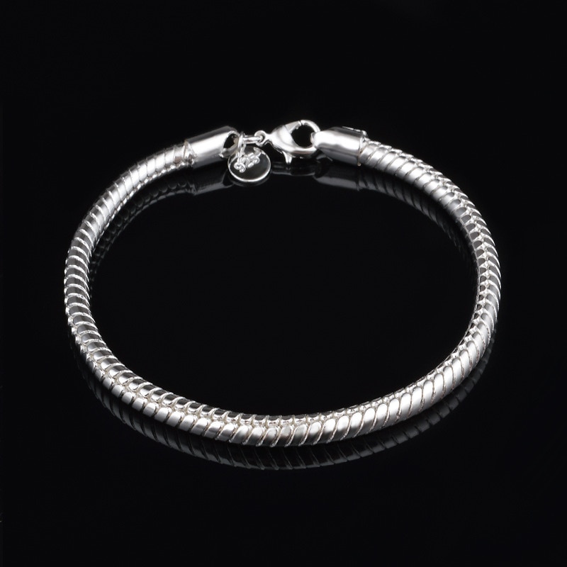 Zilver Kleur Snake Bones Armband Voor Vrouwen Armbanden & Bangles