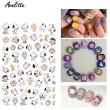 Avelitte Stickers Voor Nagels Manicure Cartoon Stickers Nail Art Stickers Plakband Nail Patch Decoratieve Decals