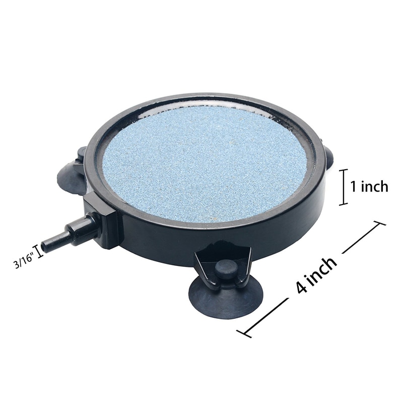 Verschillende diameters aquarium luchtsteen bubbel keramische schijf luchtpomp beluchter luchtsteen schijfplaat zuurstof diffuser accessoires