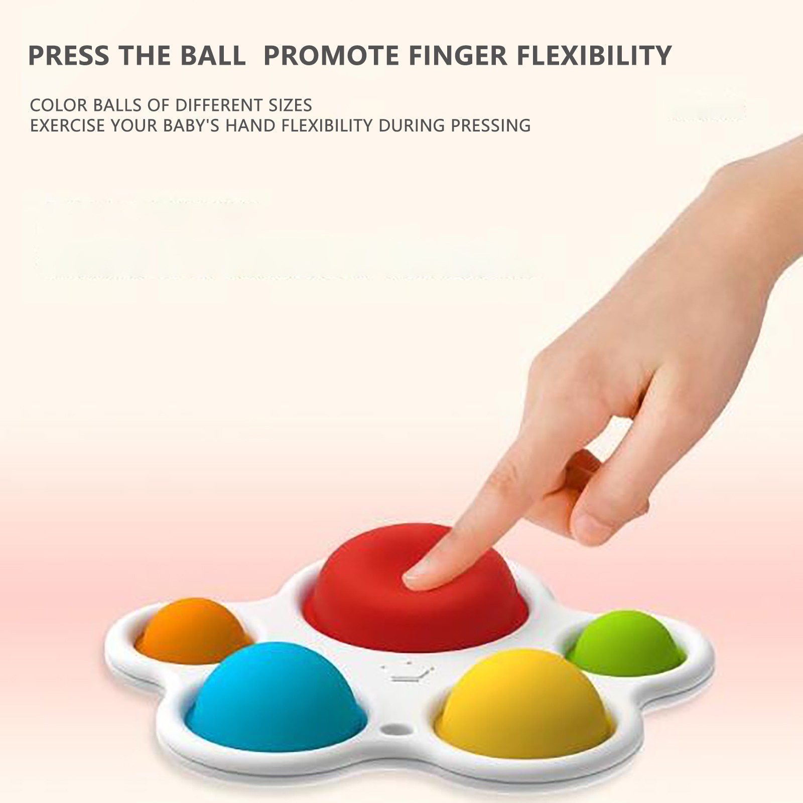 Fat Brain Toys Simple Dimple Fidget Toy Infant Early Education Intelligence Development And Intensive Training Toys Pop It Fidge