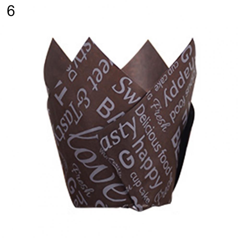 Taza ecológica para hornear magdalenas, revestimiento ligero para magdalenas, cumpleaños, , alimentaria, 100 piezas: 6