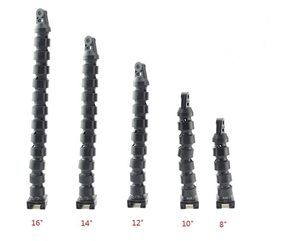 Scuba Diving Flex Arm 185mm 8" 240mm 10" 300mm 12" 350mm 14" 410mm 16" for Underwater Camera Video lighting with YS Adapter