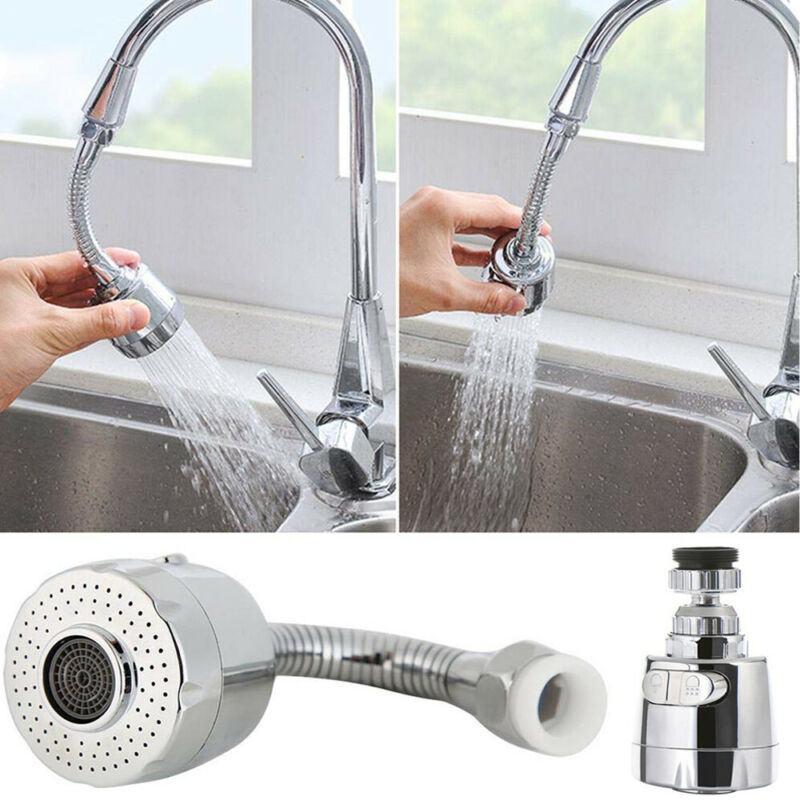 360 ° Keuken Tap Hoofd Waterbesparende Kraan Extender Sproeier Sink Spray Beluchter Hoofd Nozzle