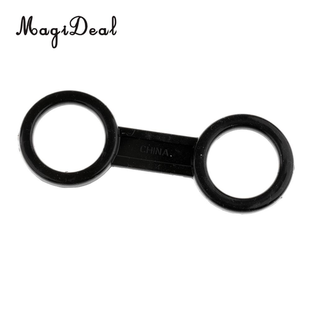Magideal 6 Stukken Comfortabele Duiken Snorkelen Snorkel Masker Keeper Houder Retainer Zwart Zwemmen Kajak Freediving Acce
