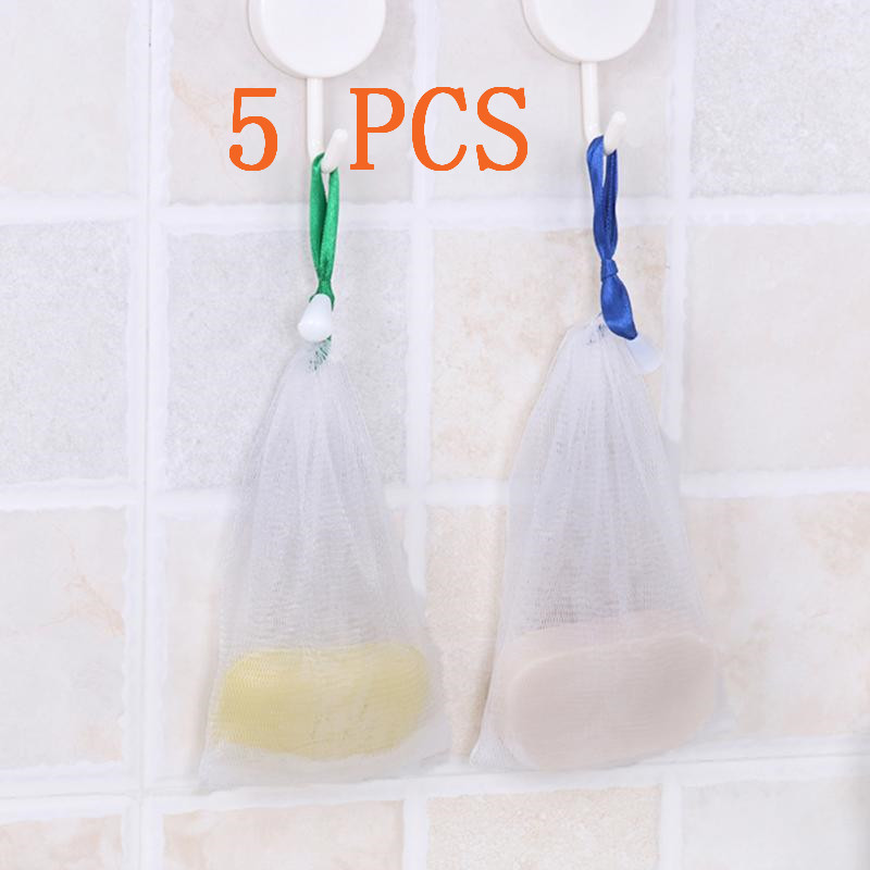1/2/3/5PCS Wash Face Soap Foaming Net Body Cleansi... – Grandado