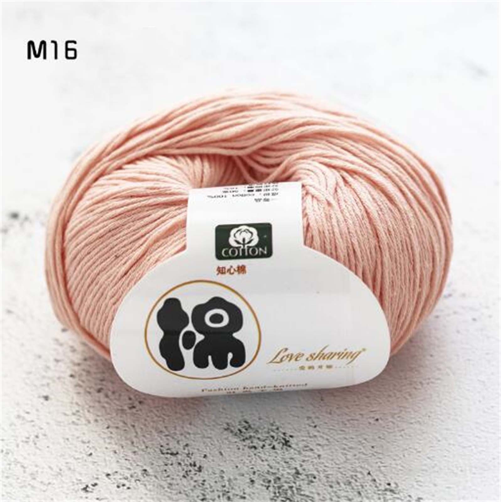 Soft Cotton Baby Knitting Wool Yarn Thick Yarn Fiber Velvet Yarn Hand Knitting Wool Crochet Line For Diy Sweater Wool Cotton