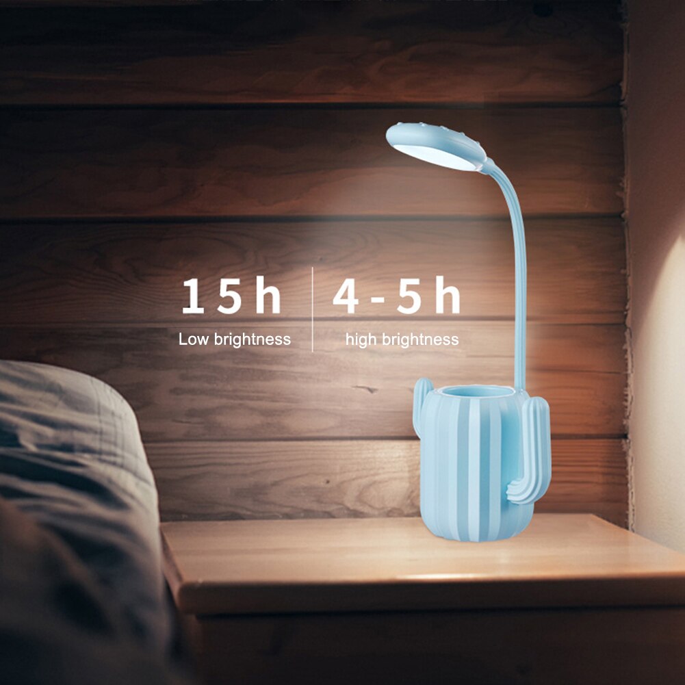 LED Rechargeable table USB lampe de Table étude 1200mAh Rechargeable LED lecture lampe de bureau USB lampe de Table lampes Flexo Table