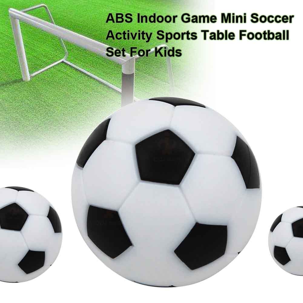 12 stk indendørs spil sportsaktivitet holdbar erstatningsbold til børn runde mini fodbold tilbehør abs bordfodbold sæt: 36mm