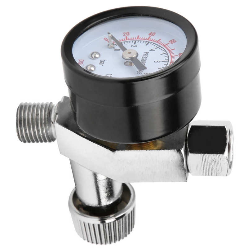 1/4in Adjustable Air Pressure Regulator Automotive Equipment Accessories Air Control Valve Air Regulator Valve
