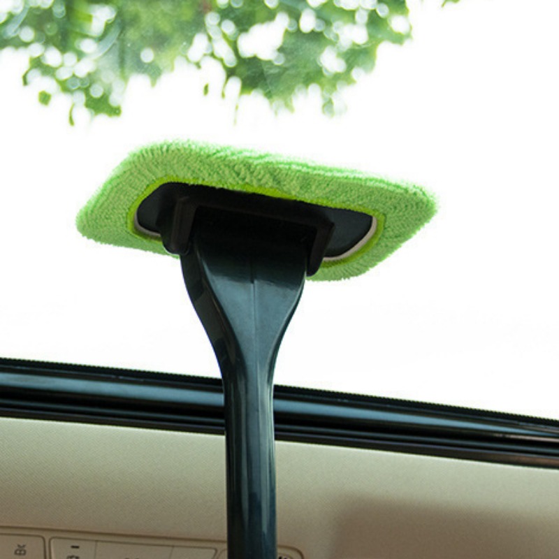 Kit de cepillo limpiador de ventanas de coche, herramienta de lavado de parabrisas Interior, limpiaparabrisas de vidrio automático con mango largo, accesorios para automóviles