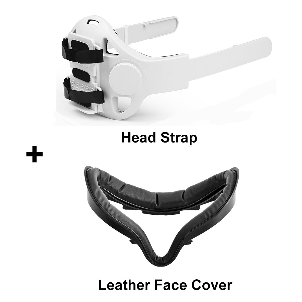 Adjustable Oculus Quest 2 Halo Head Strap Elite Head Strap For Oculus Quest 2 VR Accessories Quest 2 Strap Quest 2 Accessories: Set A