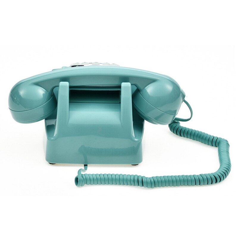 Old-Fashioned Telephone Wired Telephone Retro Home Fixed Telephone Mini-Key Dial Phone Room Decoration Hotel Landline