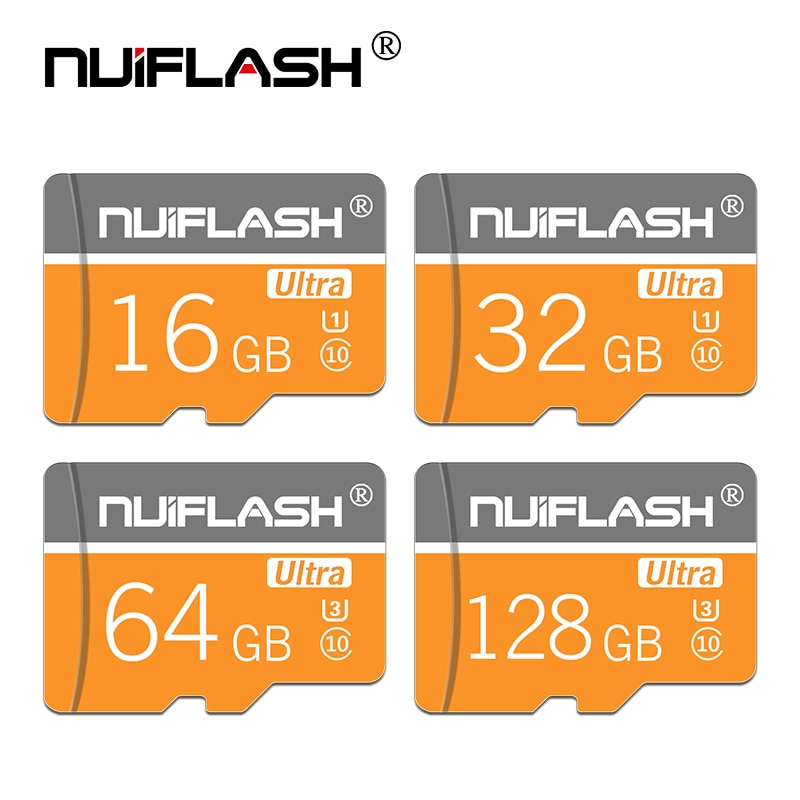 Tarjeta de memoria Micro SD de alta velocidad, 16gb, 32gb, Clase 10, 64GB, Flash, TF, C10, 128, 256 GB
