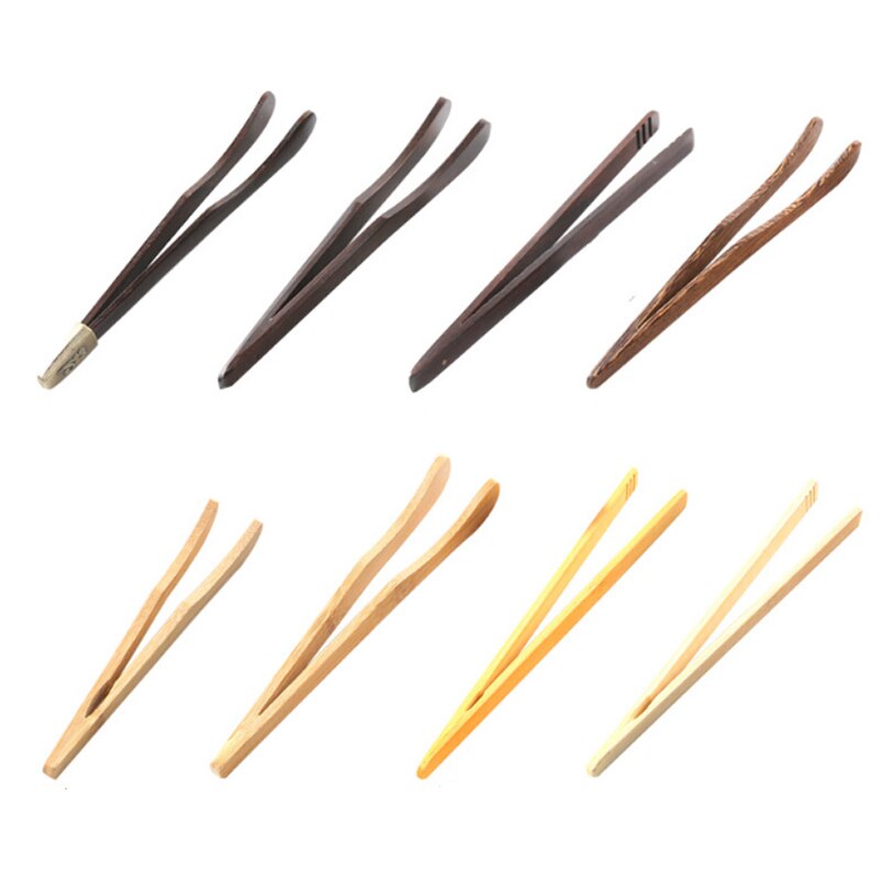 Kitchen Accessories Tea Set Tea Clip Bamboo Wooden Tea Tongs Tea Ceremony Six Gentlemen Cup Clip Tea Clip Pu'er Tea Tea Tweezers
