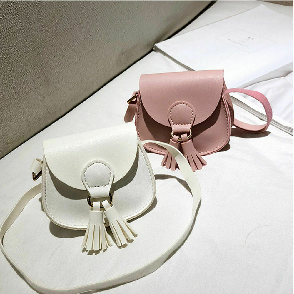 7 Colors Newest Children Girls Small Shoulder Bag Kids Sweet PU Leather Waist Bag Crossbody Handbags