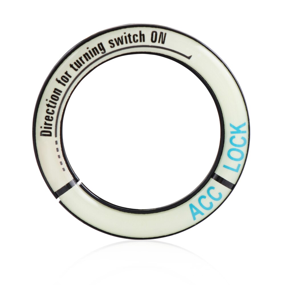 Luminous Car Ignition Key Ring Decor Sticker For Opel astra opel astra h astra g insignia mokka