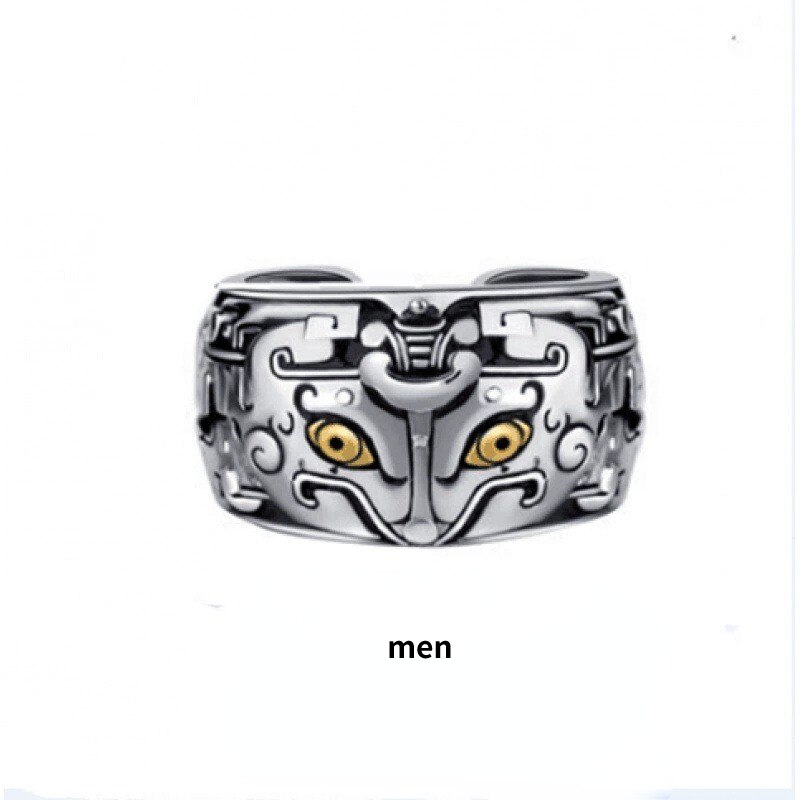Vintage Dier Uil Tiger Snuiven Gouden Ringen Voor Mannen Punk Dominante Straat Hip-Hop Verstelbare Ring Voor Vrouwen sieraden: 65-women