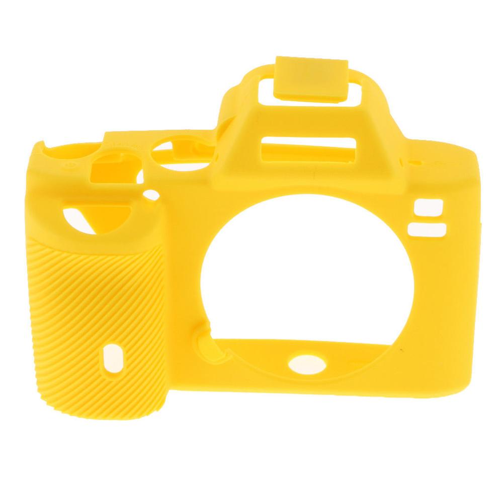 Camera Soft Silicone Protector Skin Case Tas Voor Sony Alpha A7 A7R A7S: YELLOW