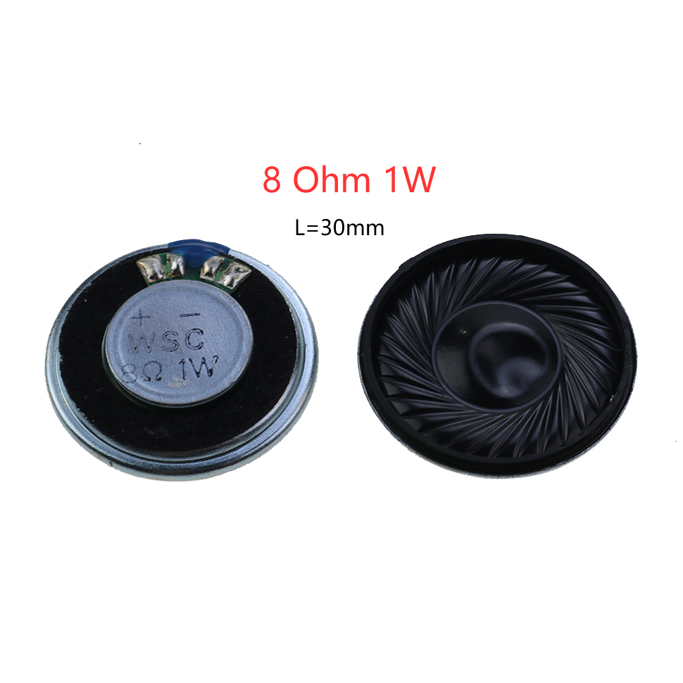 JCD 1 pz 8 ohm / 8R mini altoparlante 0.5w 1W 2W 3W 50mm 57mm 66mm 77mm diametro altoparlante altoparlante: verde