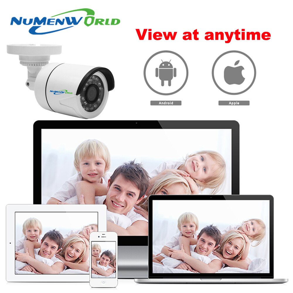 Numenworld IPC 1/4 ''H62 Sensor + XM510 HD 720 p IP Camera ONVIF P2P Bewegingsdetectie RTSP Surveillance Camera Indoor /Outdoor CCTV