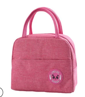 Work Insulated Lunch Bag Thermal Lunch Box Bento Bag Food Storage Containers Cooler Bag loncheras para niñas контейнер для еды: PURPLE