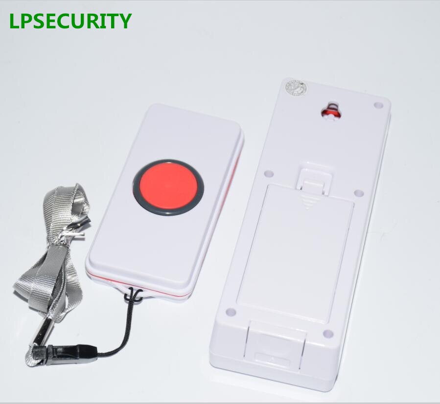 LPSECURITY wireless call home elderly patient emergency long distance radio caller alarm pager(no battery included)