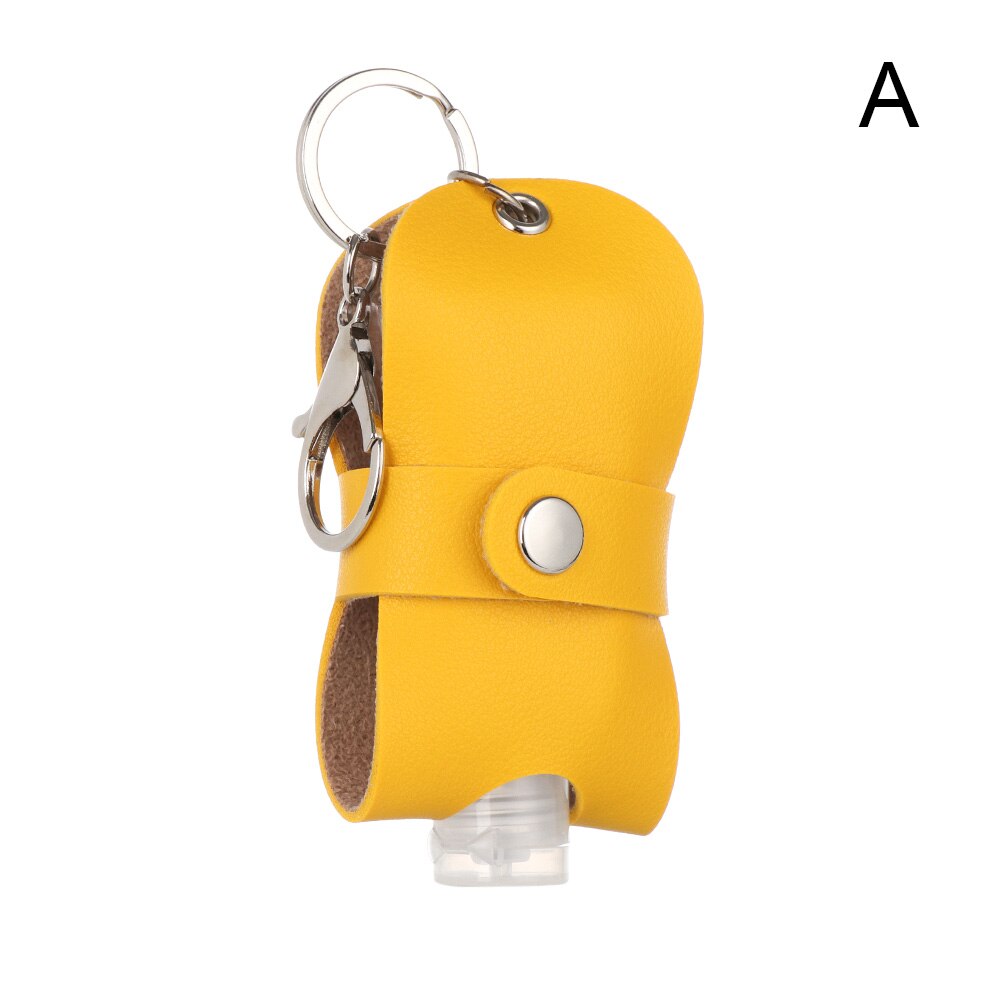 30Ml Kwasten Squeeze Flessen Lederen Hervulbare Hand Wassen Flessen Herbruikbare Douchegel Sleutelhanger Houder Reizen Accessoires: A