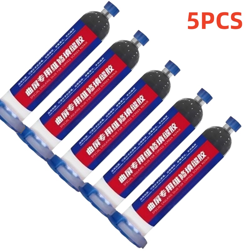 Colle de Réparation pour Téléphone - 10/30ML - Entretien Écran Courbé - Mastic Étanche - Application Plastique: Bleu ciel
