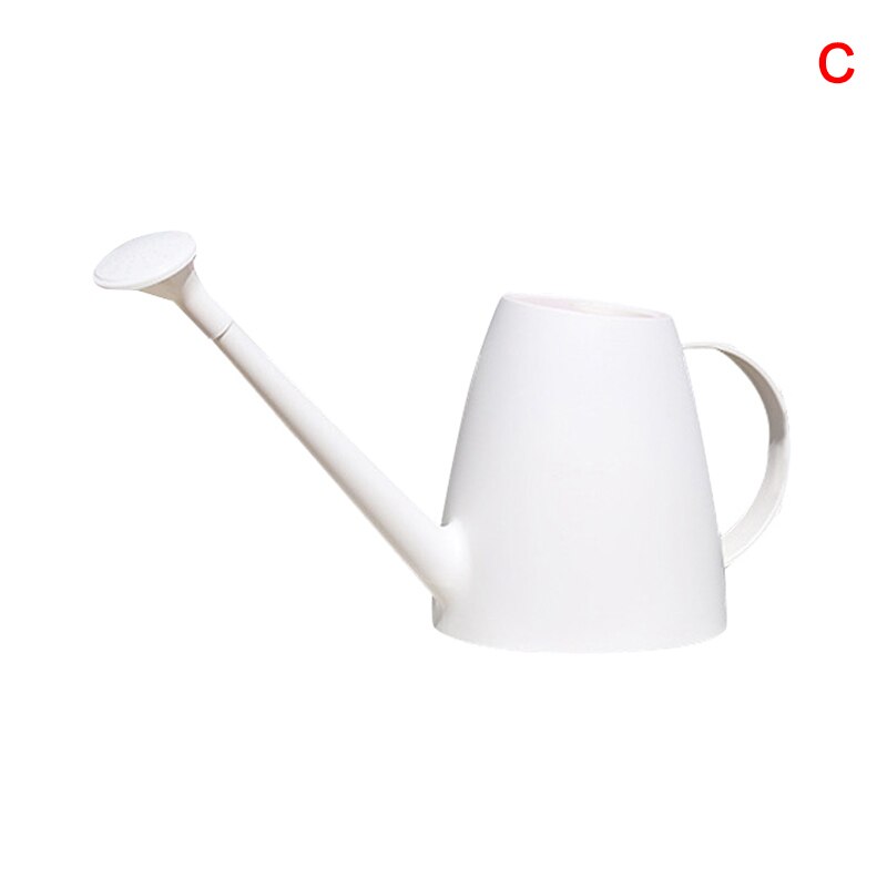 1.8/2L Kunststoff Gießkanne Outdoor Indoor Garten Gießkanne für Wohnkultur Langen Stiel Auslauf jardin 66CY: White C