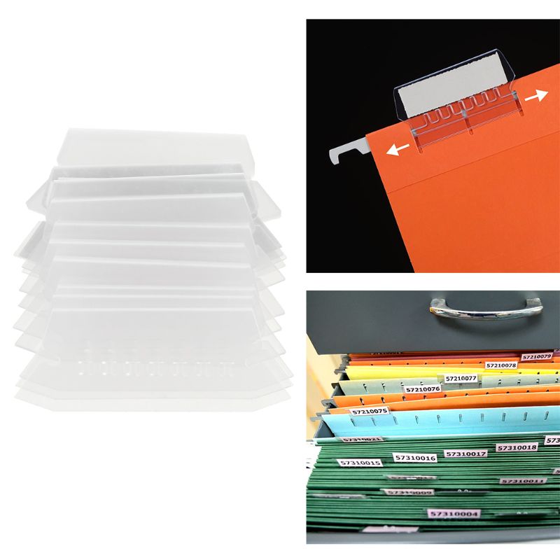 File Folder Tabs 50 Sets Hanging File Folder Labels Tabs and Inserts for Hanging Files