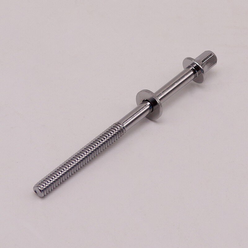 20 piezas por lote de tornillos de tambor. 35.42.45.50.55.60.65.70.75mm Imperial 7/32 especificación, tornillo de tambor de Color plateado para perno M5