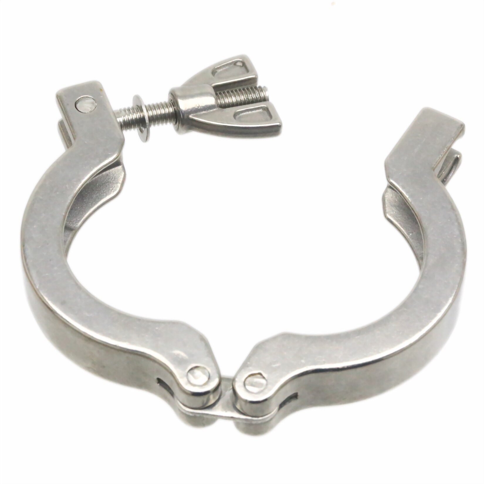 ISO-KF40 NW/KF-40 Hinge Wing-Nut Clamps Stainless Steel 304 Vacuum Flange Fitting (No Centering & O-Ring)