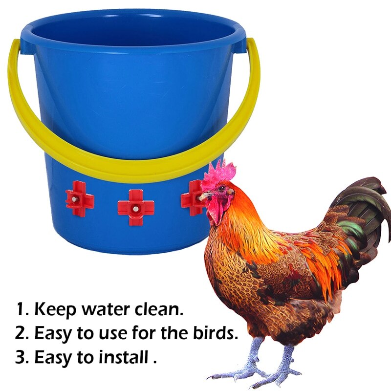 Water Drinking Chicken Waterer Automatic Poultry Drinkers Tool Farm Drinker