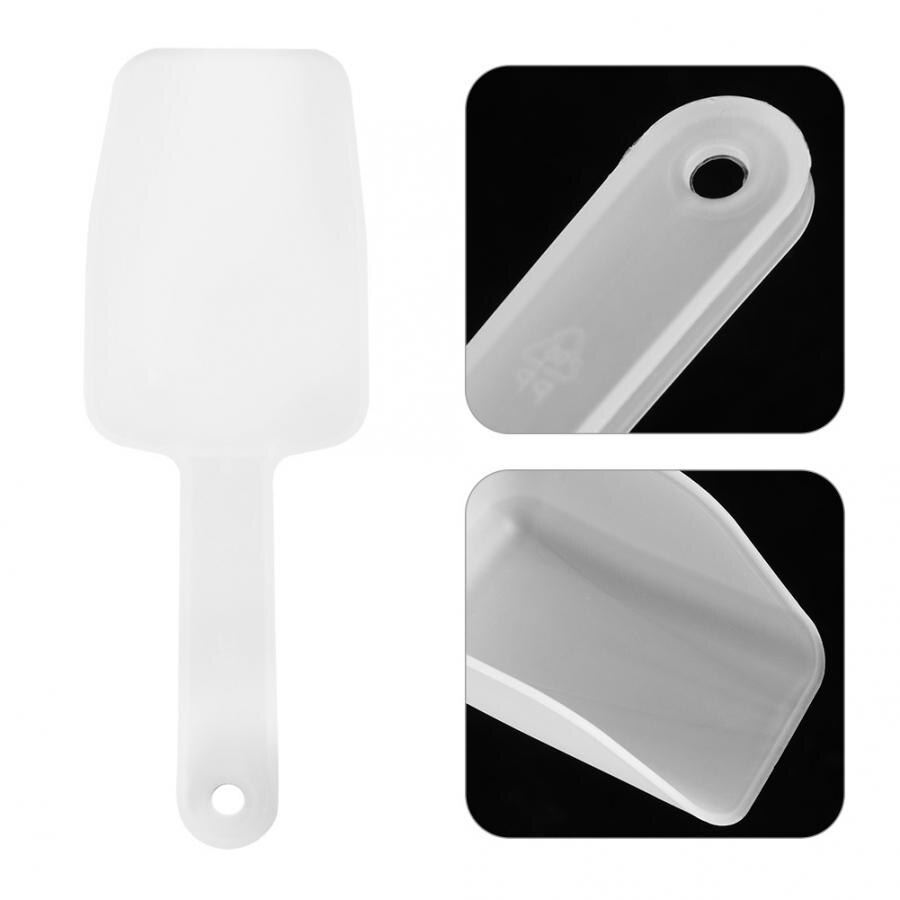 8 sztuk mini PP plastik szufelka skrobaczka łopata robić żywności nakrętka mąka deser robić wykorzystania w kuchni w domu