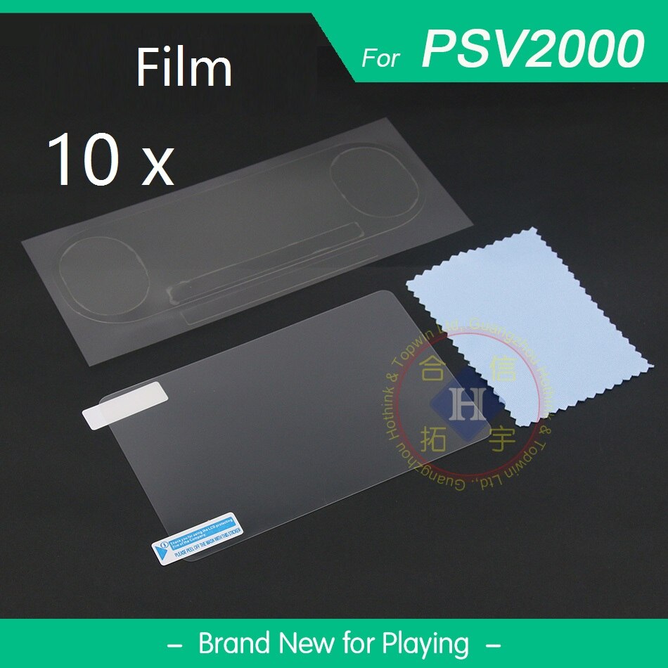 HOTHINK 10 X Full Body Ultra Clear Screen Protector LCD Film voor + back voor PS Vita PSV 2000 PSVITA Slanke PCH-2000