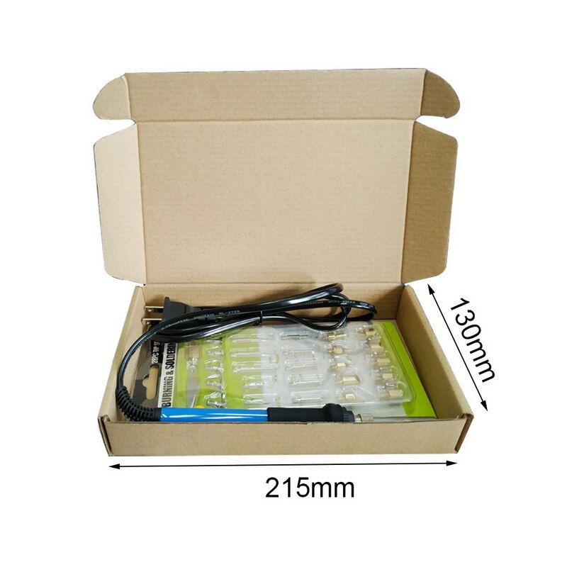 28 pçs ferro de solda ajustável escultura pirografia ferramenta gravação de madeira queima caneta conjunto dicas de solda kit ue/eua/reino unido plug