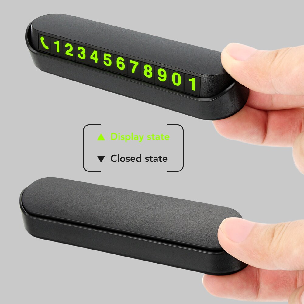 hid Car Styling Temporary Parking Card Sticker Phone Number Card Park Stop for Toyota Cadillac Fiat Volvo Peugeot BMW Ford VW