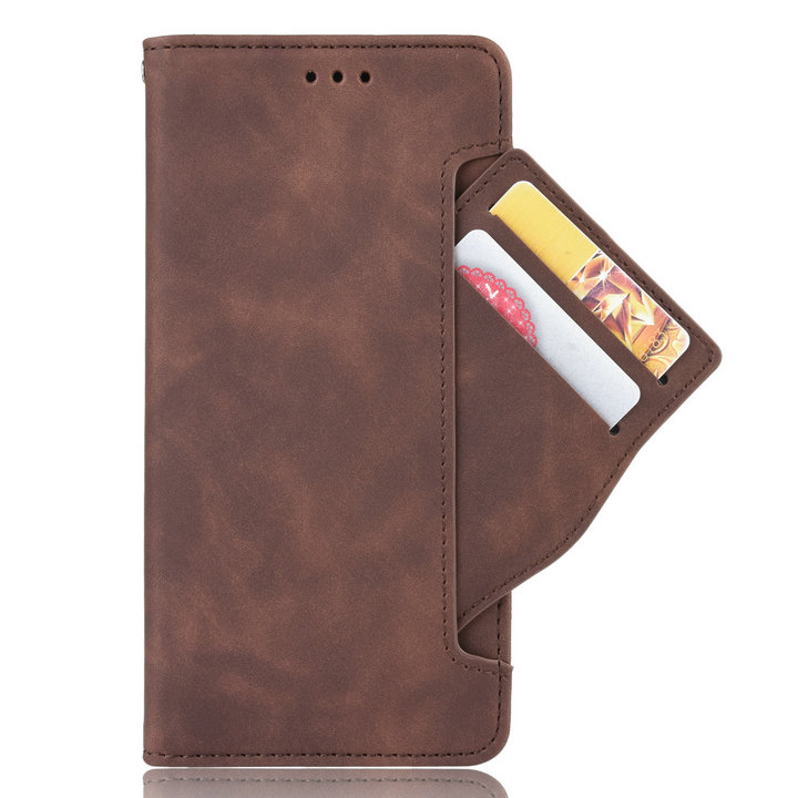 XR20 5G Telefoon Case Lederen Card Slot Verwijderbare Portemonnee Boek Coque Voor Nokia XR20 Case Nokia Xr 20 X R Flip Cover Shockproof: Bruin