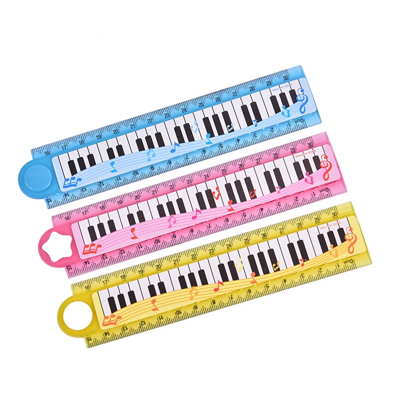1pcs Office Supplies Music Ruler Rulers Primary School Students Child Painting Measuring Scale Ruler