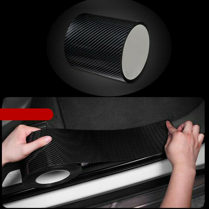 Replacement Car Sticker Parts Carbon Fiber Vinyl Door sill Car bumper Body