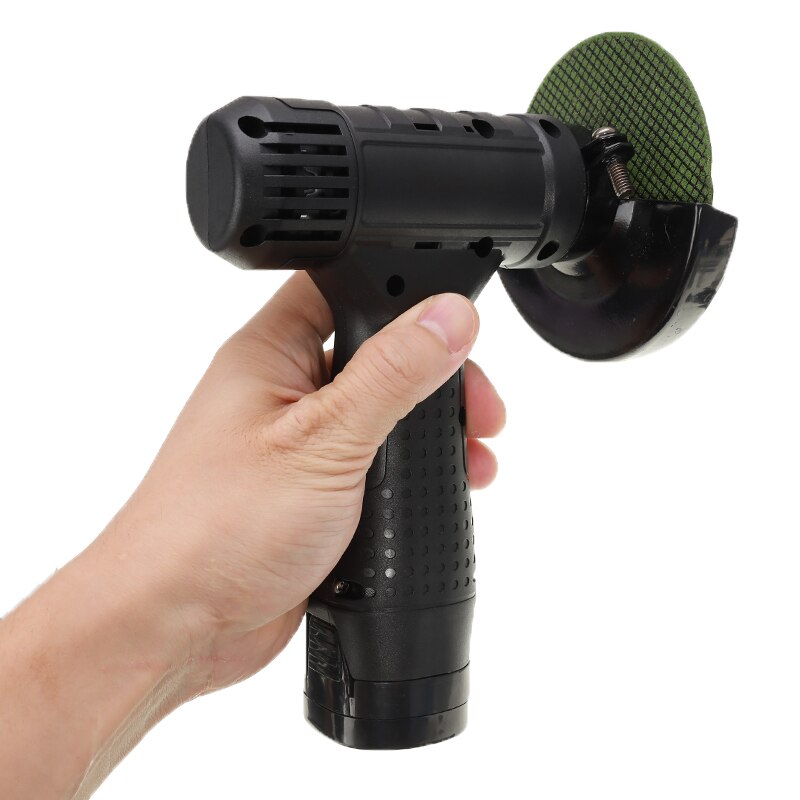 Mini Cordless Angle Grinder 16.8V 200W Polishing Machine Brushless Mini Cutter Rechargeable Power Tools With 2pcs Batteries