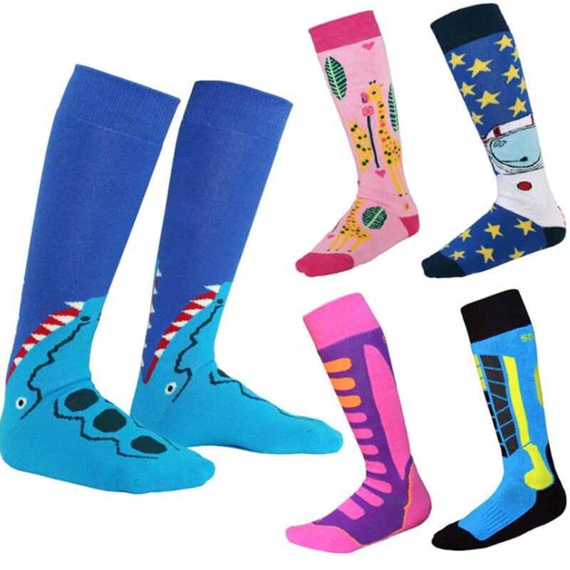 Inverno feminino meninas menino algodão térmica meias de esqui ao ar livre esportes snowboard ciclismo escalada caminhadas meias crianças thermosocks