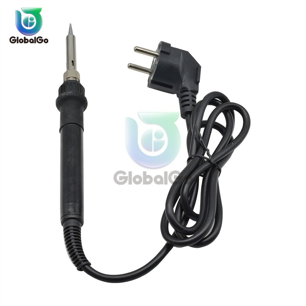 EU Plug Soldering iron kit adjustable temperature 220V 80W LCD solder welding tools soldering tips Desoldering
