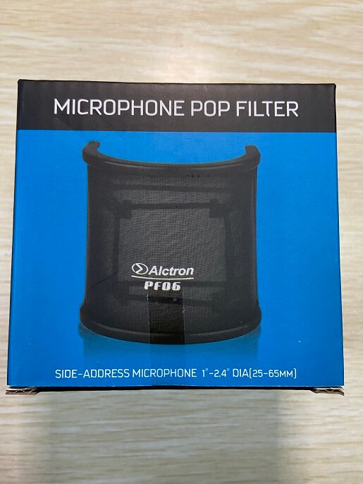 Alctron-micrófono PF06 multicapa, filtro Pop, ligero, Material ABS, protector Pop, pantalla antipulverización y reducción de ruido, en oferta
