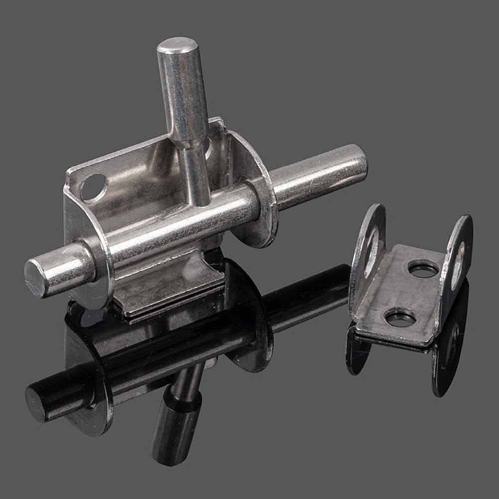 Gate Safety Sliding Lock Hardware Home Staple Hasp Stainless Steel Slide Bolt Door Latch Practical Durable