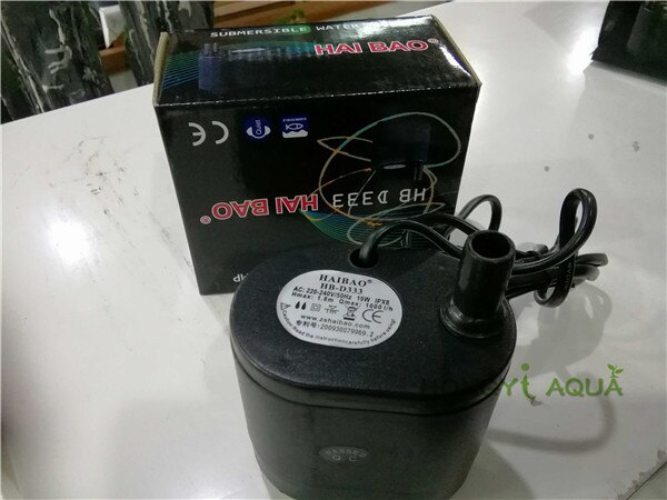 1 piece plastic submersible pumps aquarium fish tank pump aquarium supplies water pump cold fan HAIBAO HB-D333/HB-D555